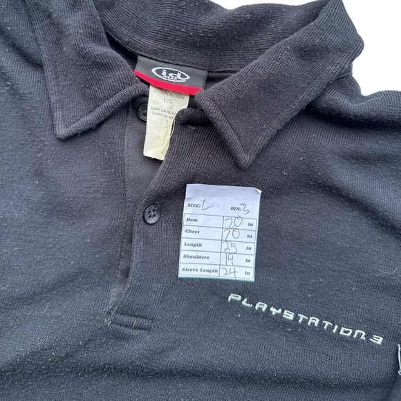 Vintage Y2K Sony Playstation 3 PS3 Logo Sweatshirt Size L Rare - Picture 2 of 3